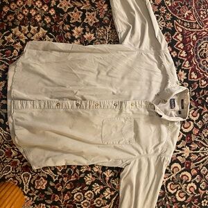 Men's Casual Olive Green Shirt Size Large